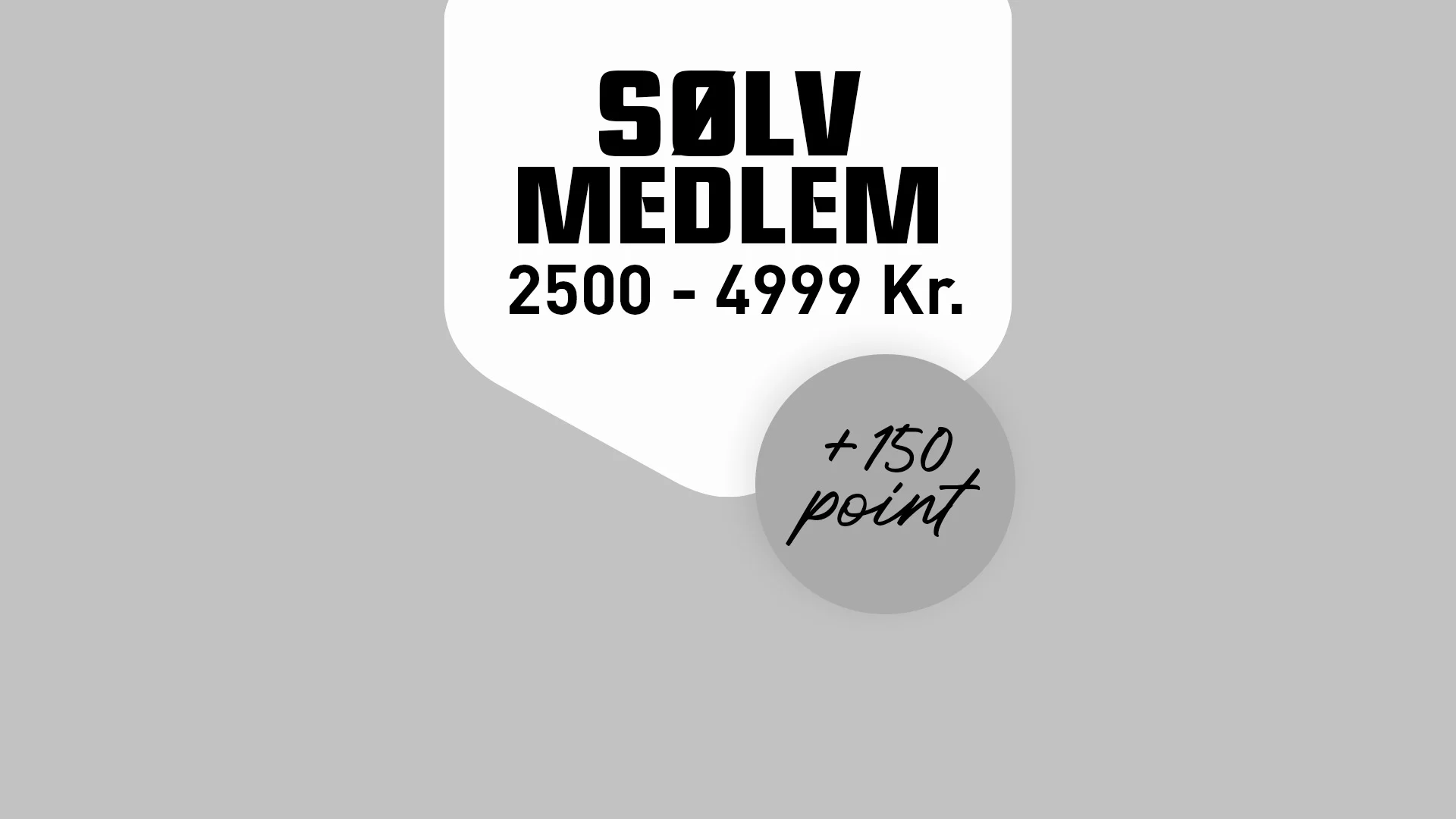 Tekst og billede sølv medlem