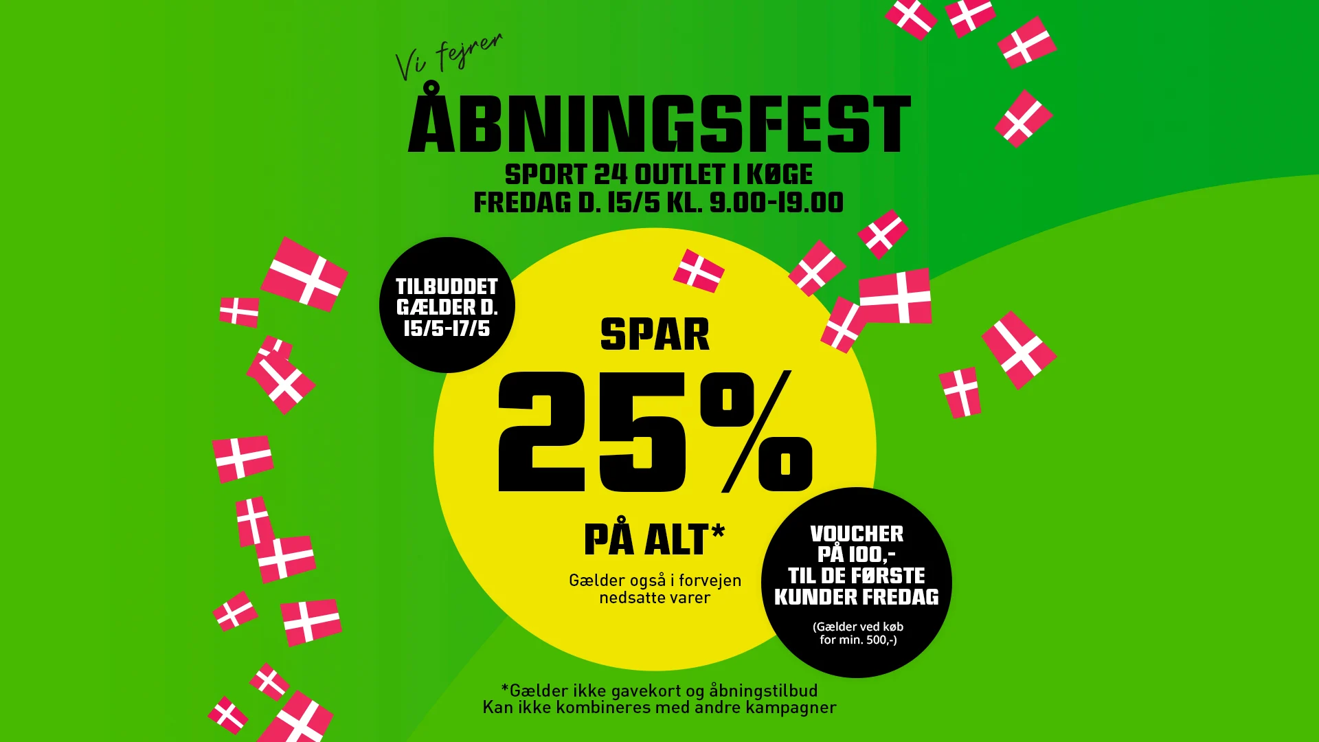 Topbillede - åbningsfest - Køge - Med procent