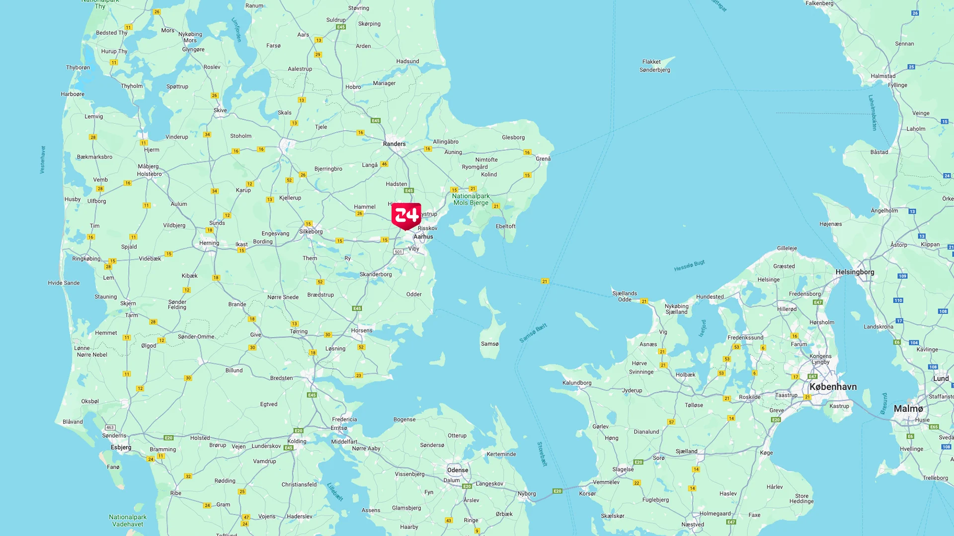 Tekst og billede showroom Aarhus