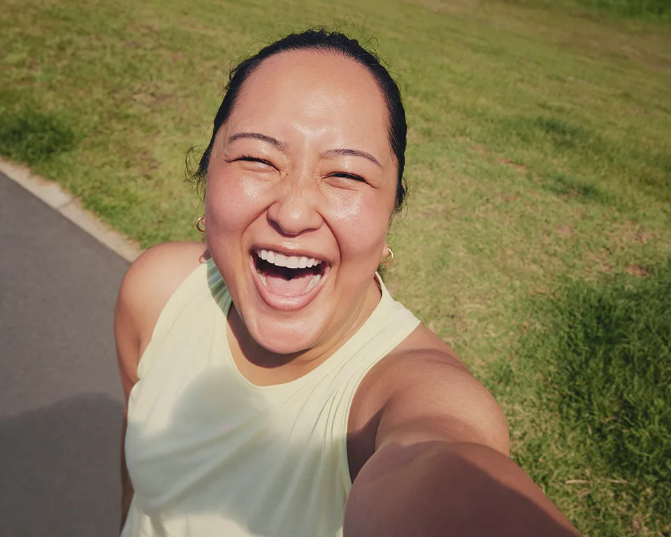 Billede 1 - Løb - selfie kvinde