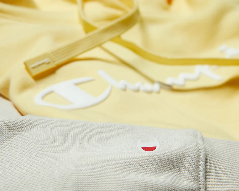 Champion hoodies close-up
