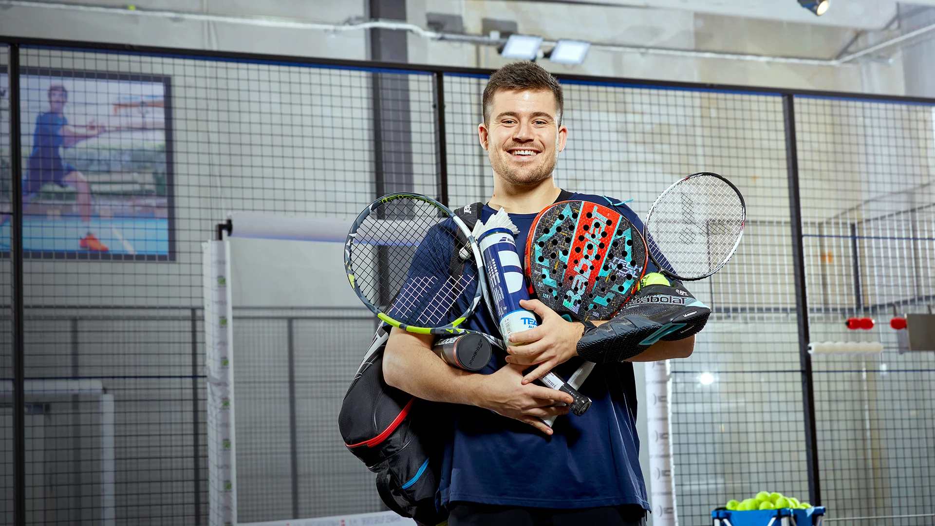 Tekst og billede - Spiller du racketsport