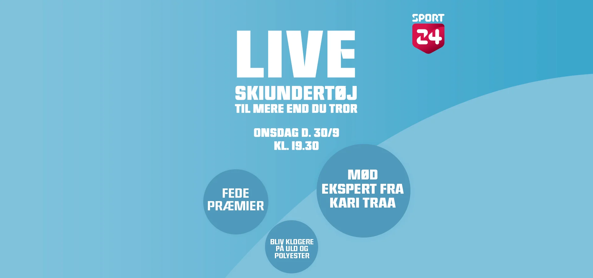 SPORT 24 LIVE: Fødselsdag 2026 m. Kari Traa