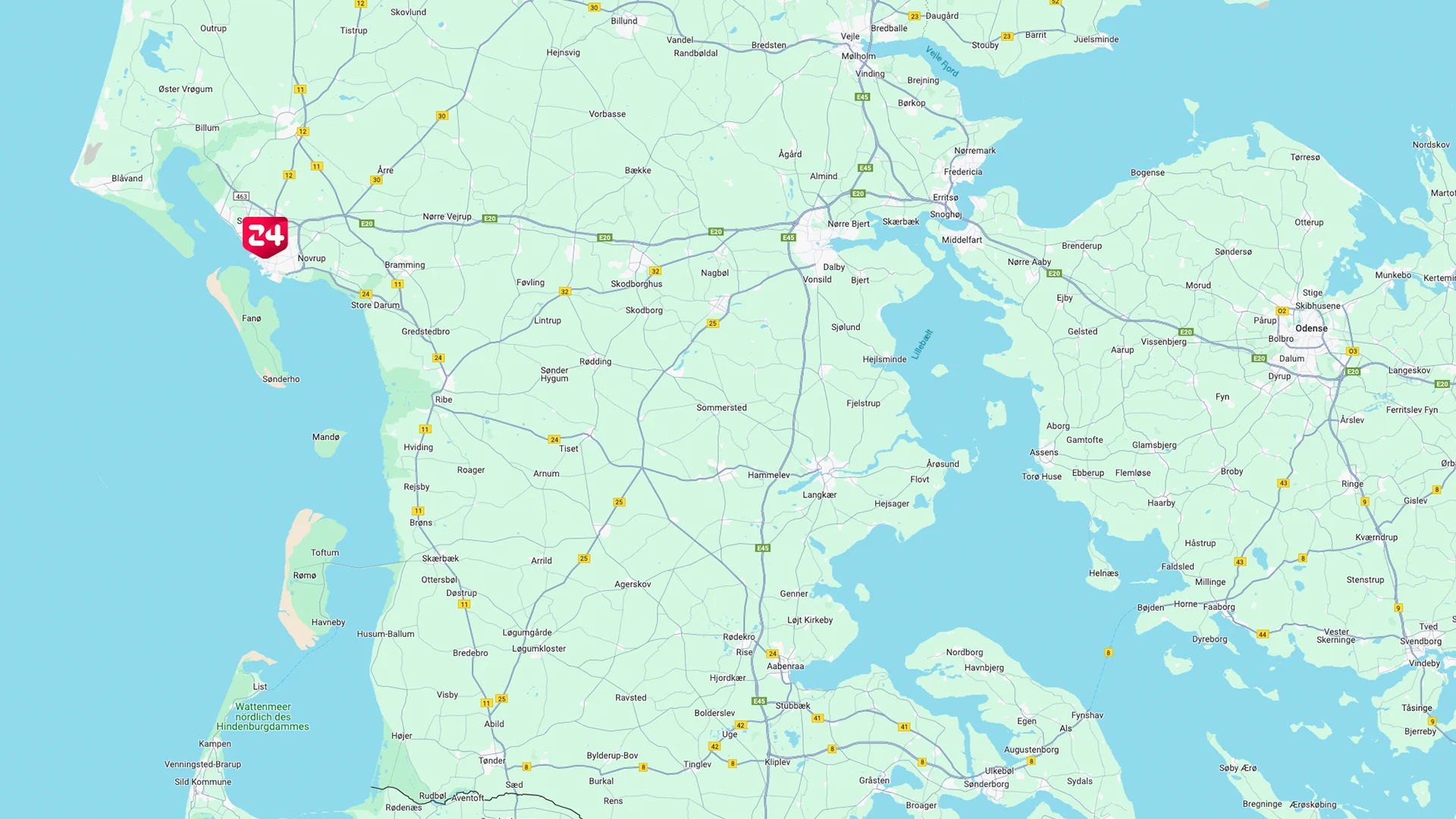 Tekst og billede showroom Esbjerg