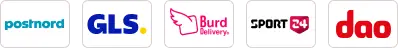 Leveringsmuligheder - Postnord, GLS, Burd, levering i SPORT 24 butik og DAO
