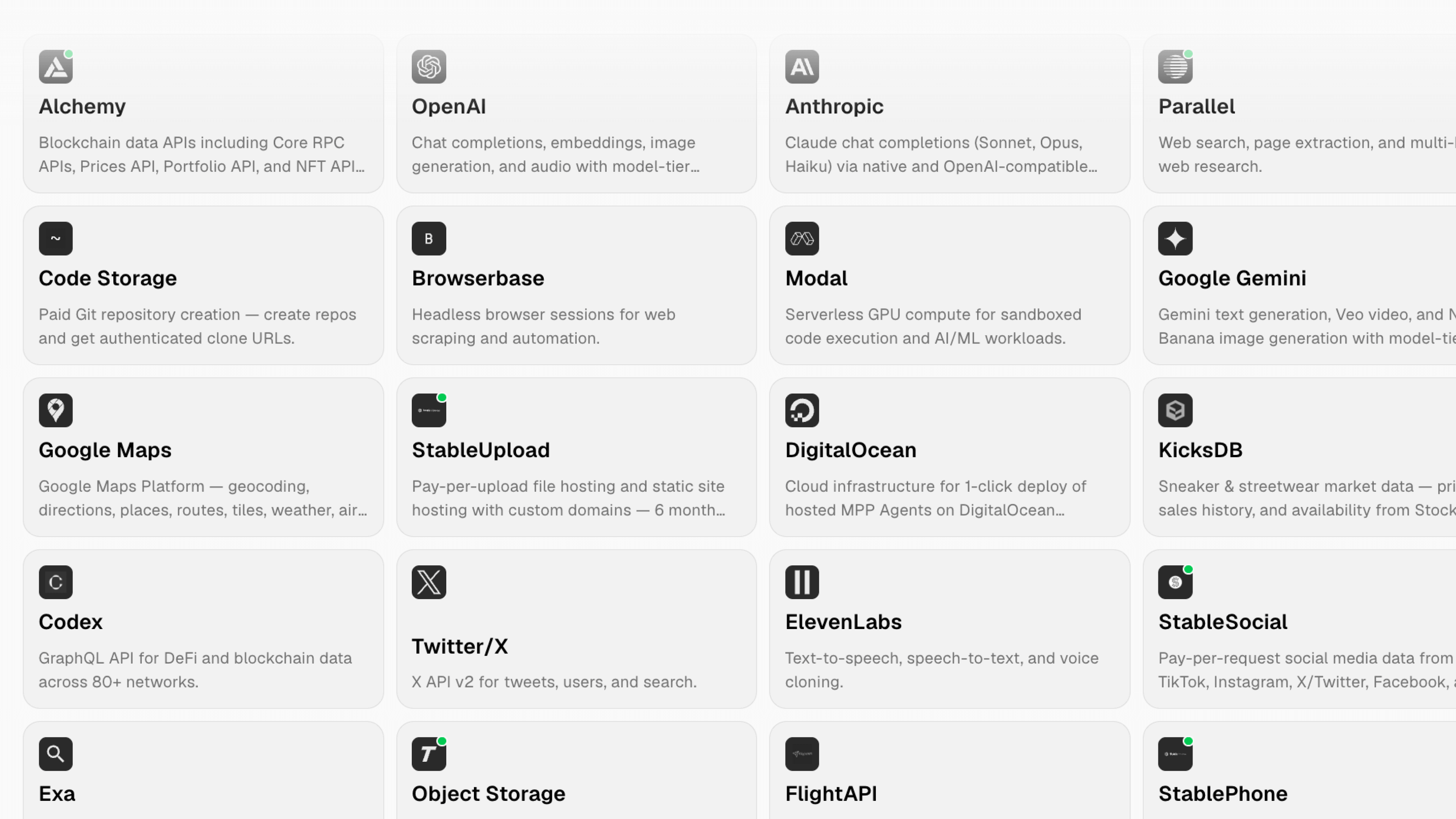 MPP Payments Directory