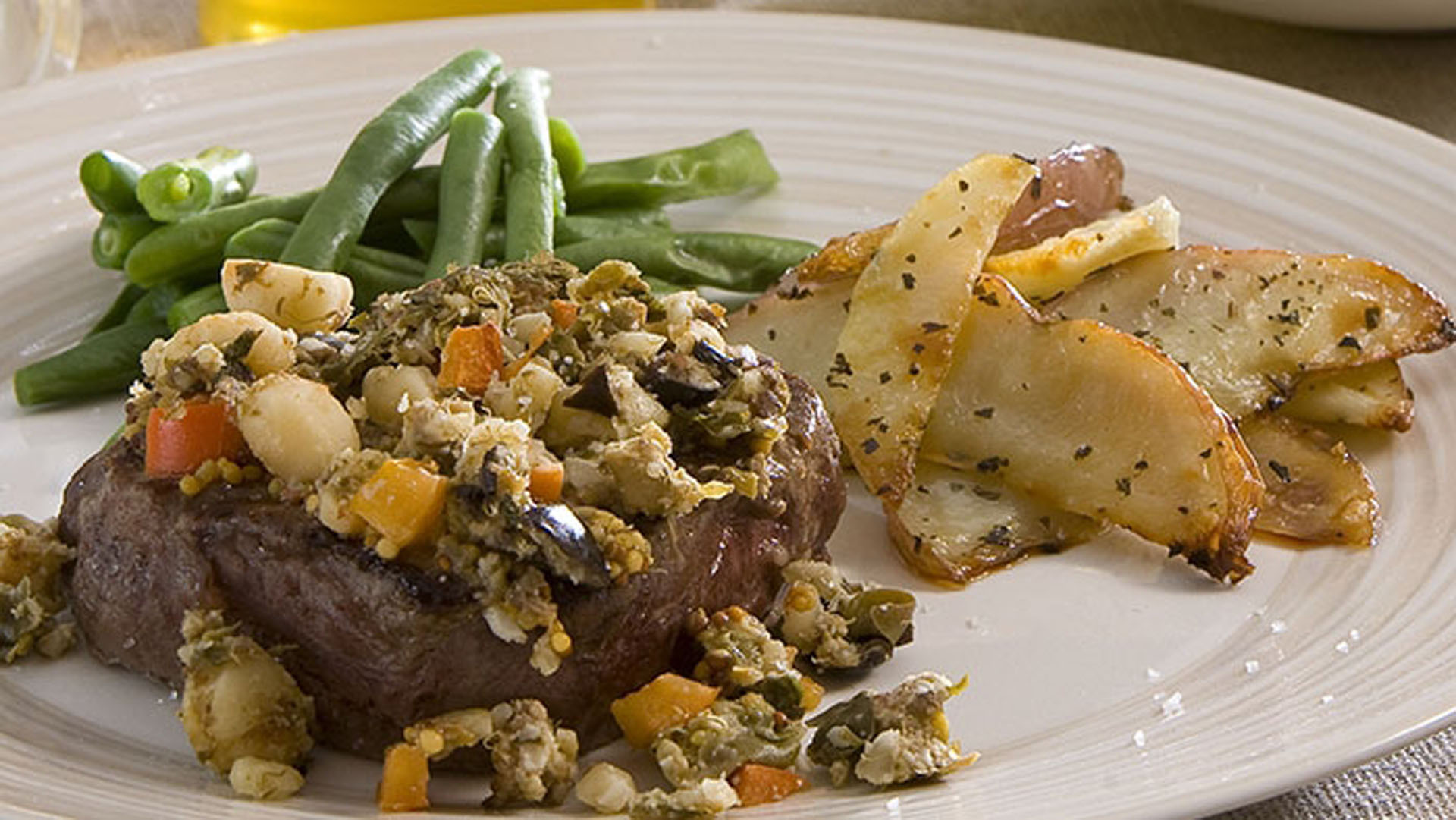 Macadamia And Olive Crushed Beef Fillet Recipe Live Better