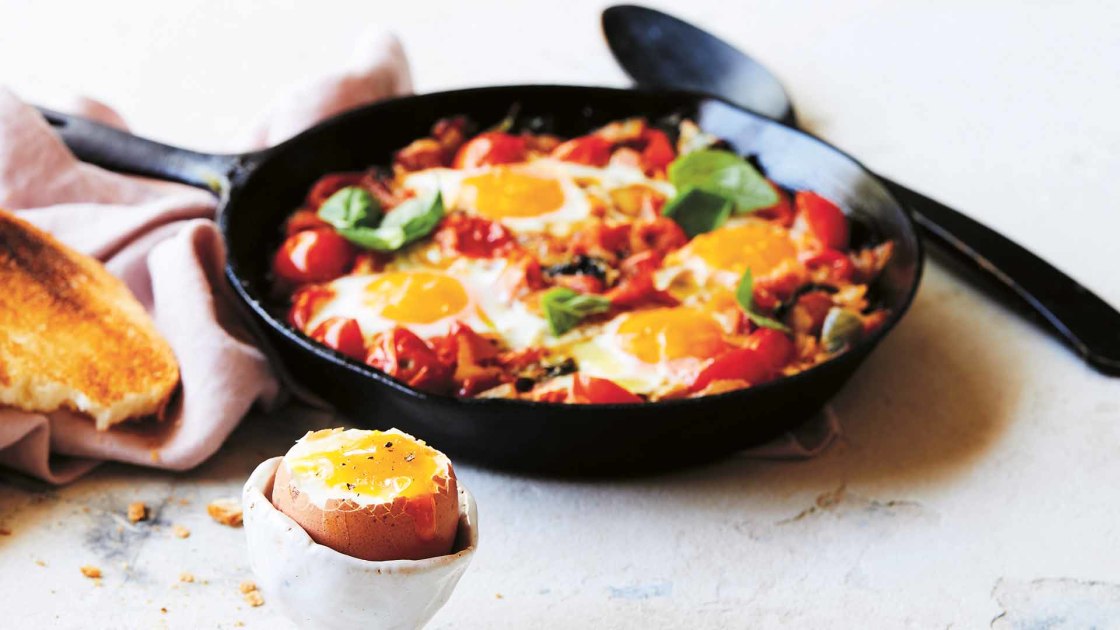 Stove-baked weekend eggs recipe | Live Better