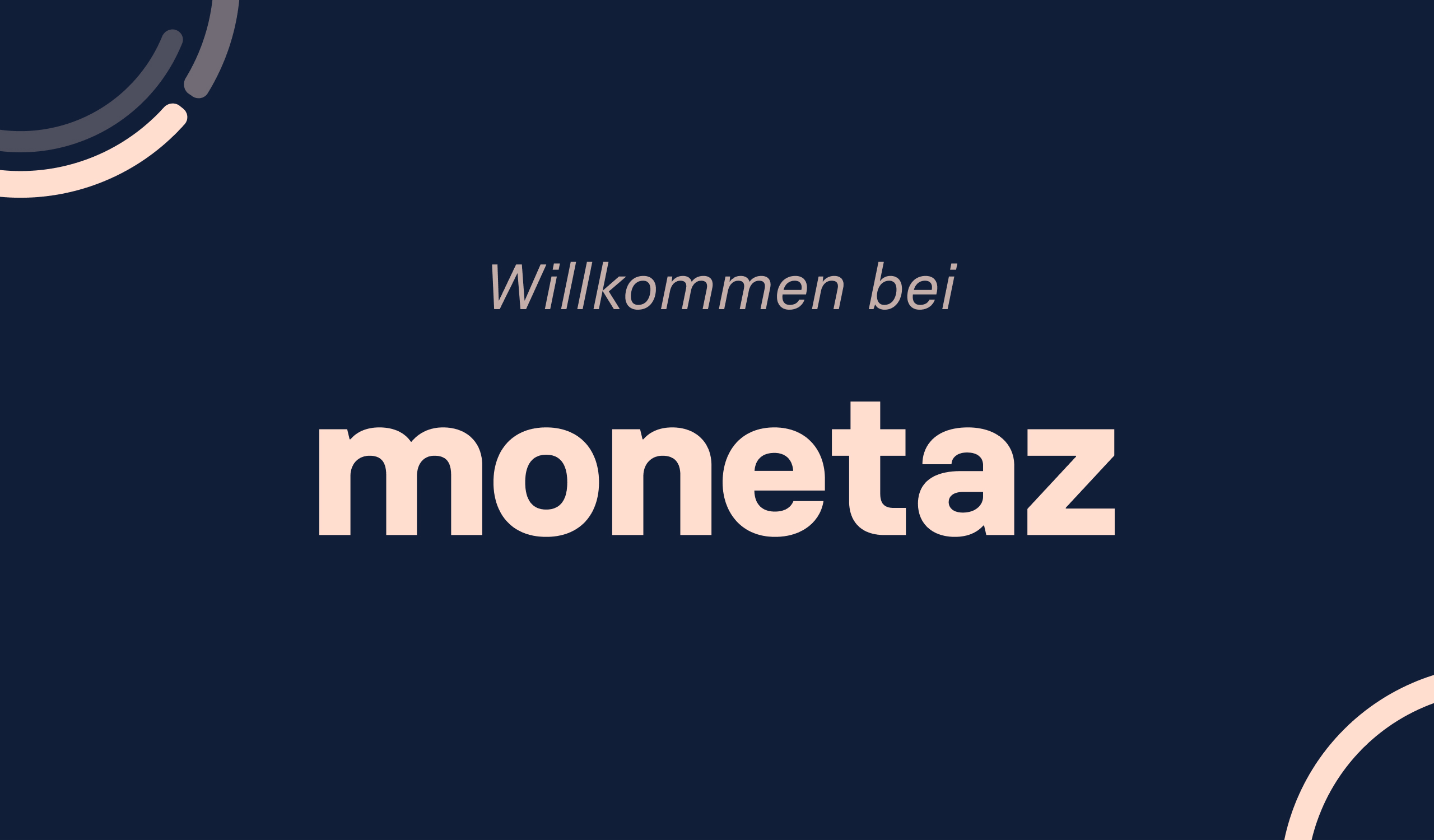 Cover - Der Start zum Projekt der Monetaz App
