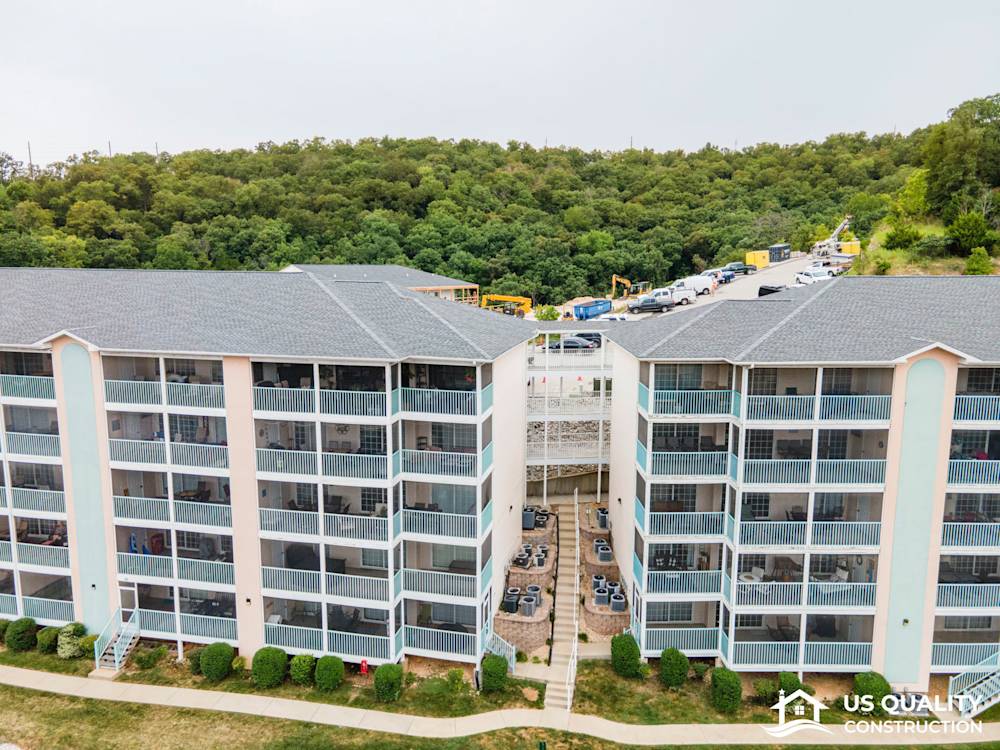 Condominium Renovation: Decking, Railing, and Roof Extension