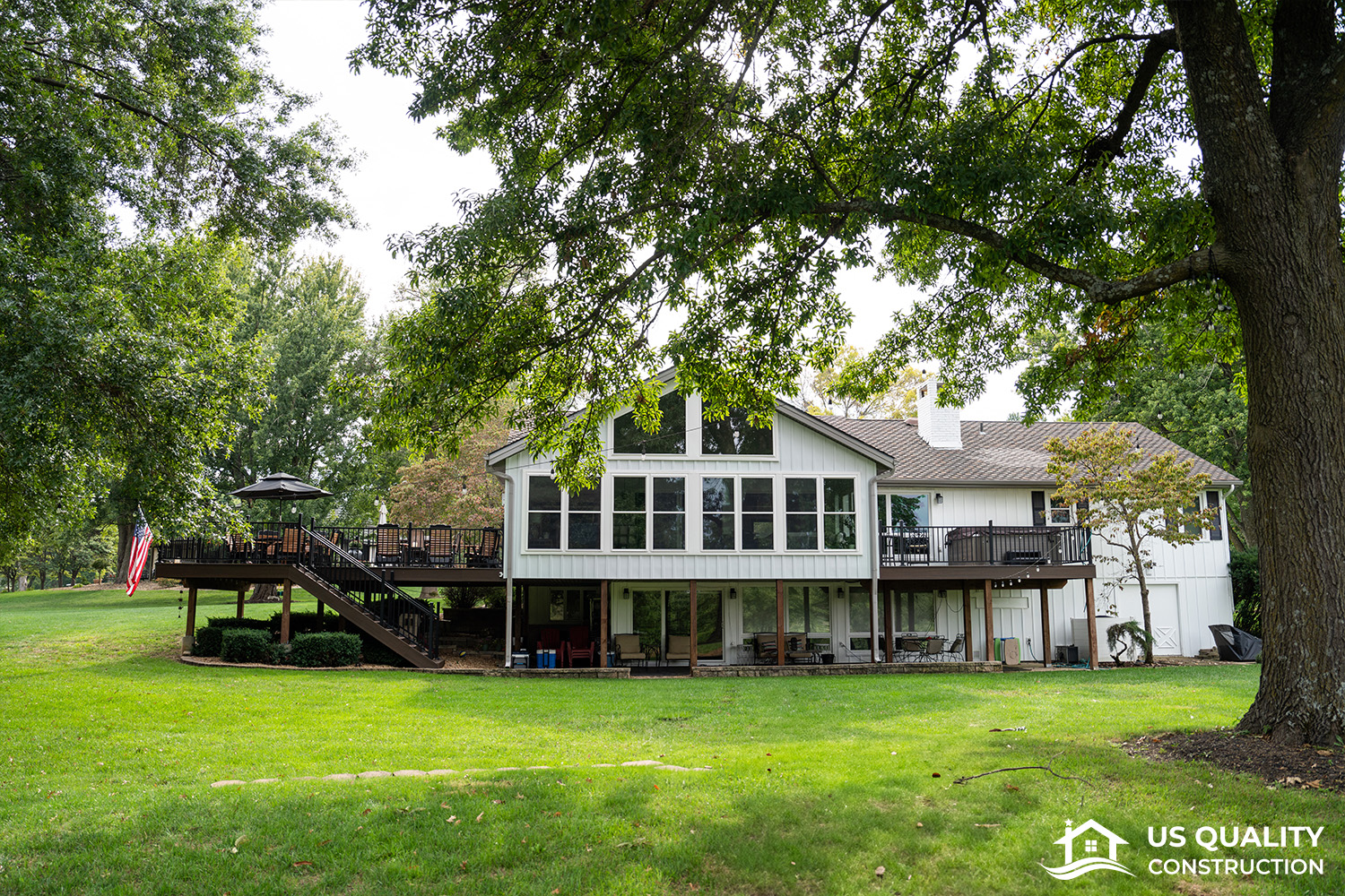 Windows, Patio Doors & deck replacement with Roof Addition