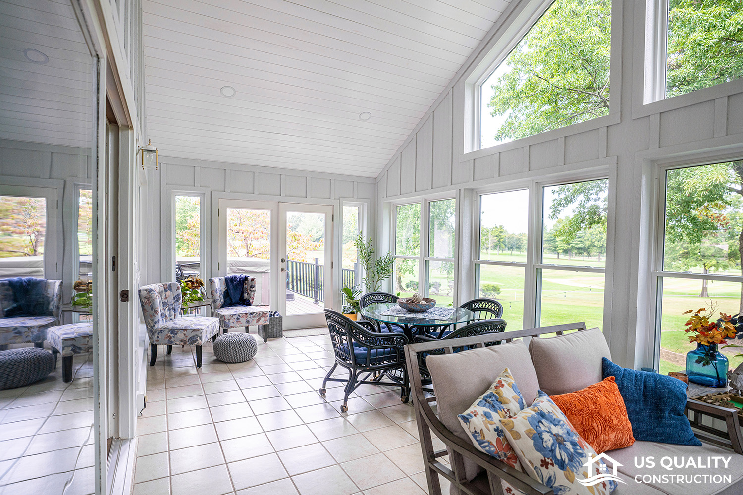 Windows, Patio Doors & deck replacement with Roof Addition