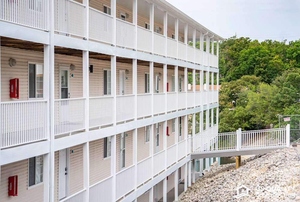 Condominium Renovation: Decking, Railing, and Roof Extension