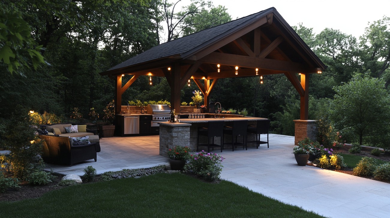 best covered outdoor kitchen ideas