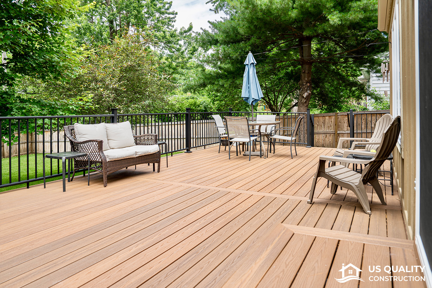 Deck Rebuild and Patio Hardscape Update