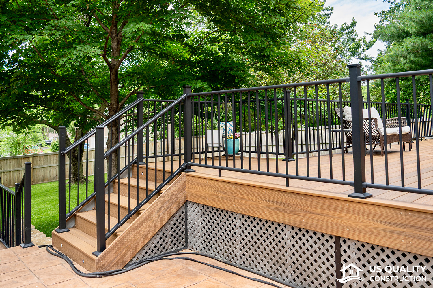 Deck Rebuild and Patio Hardscape Update