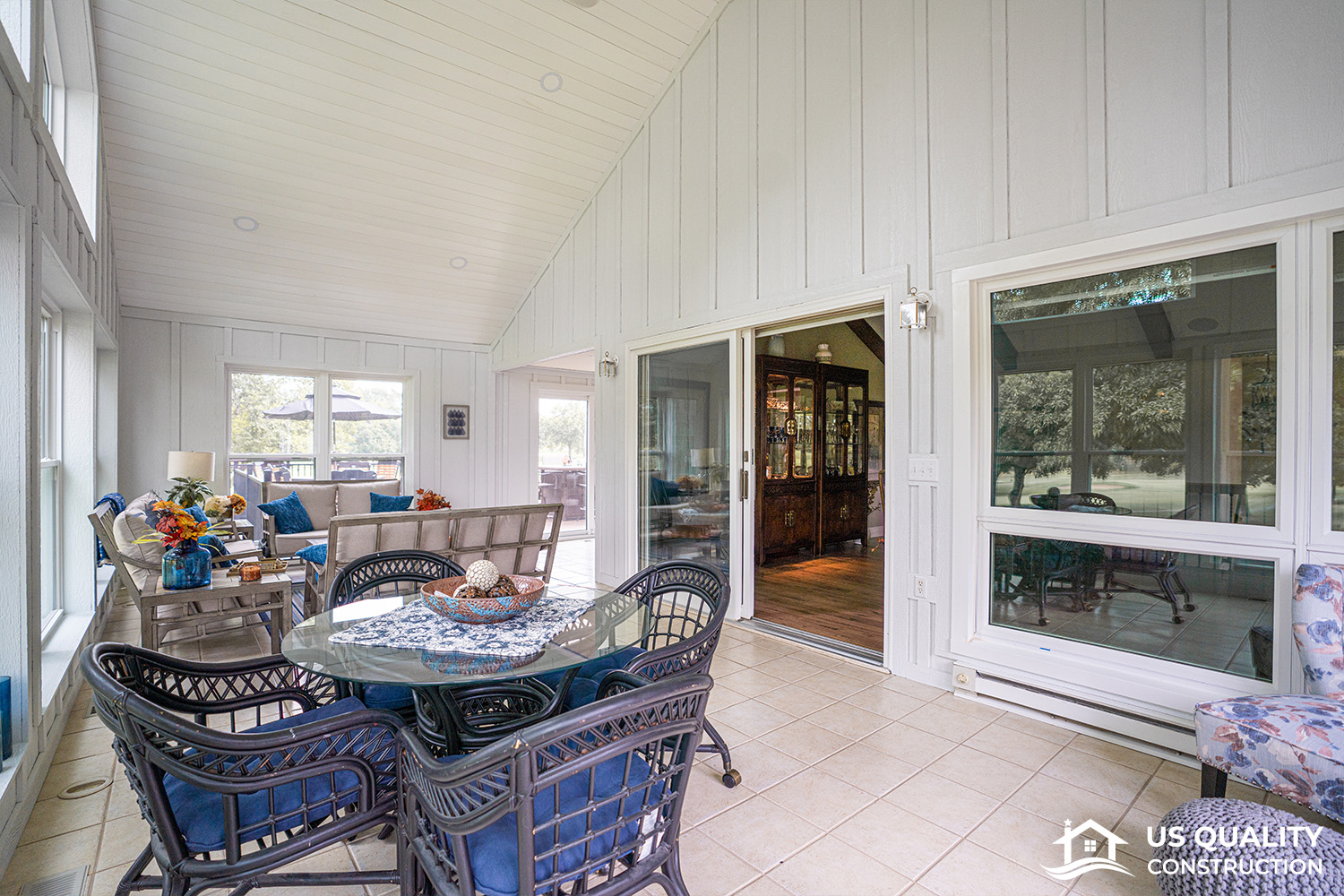 Windows, Patio Doors & deck replacement with Roof Addition