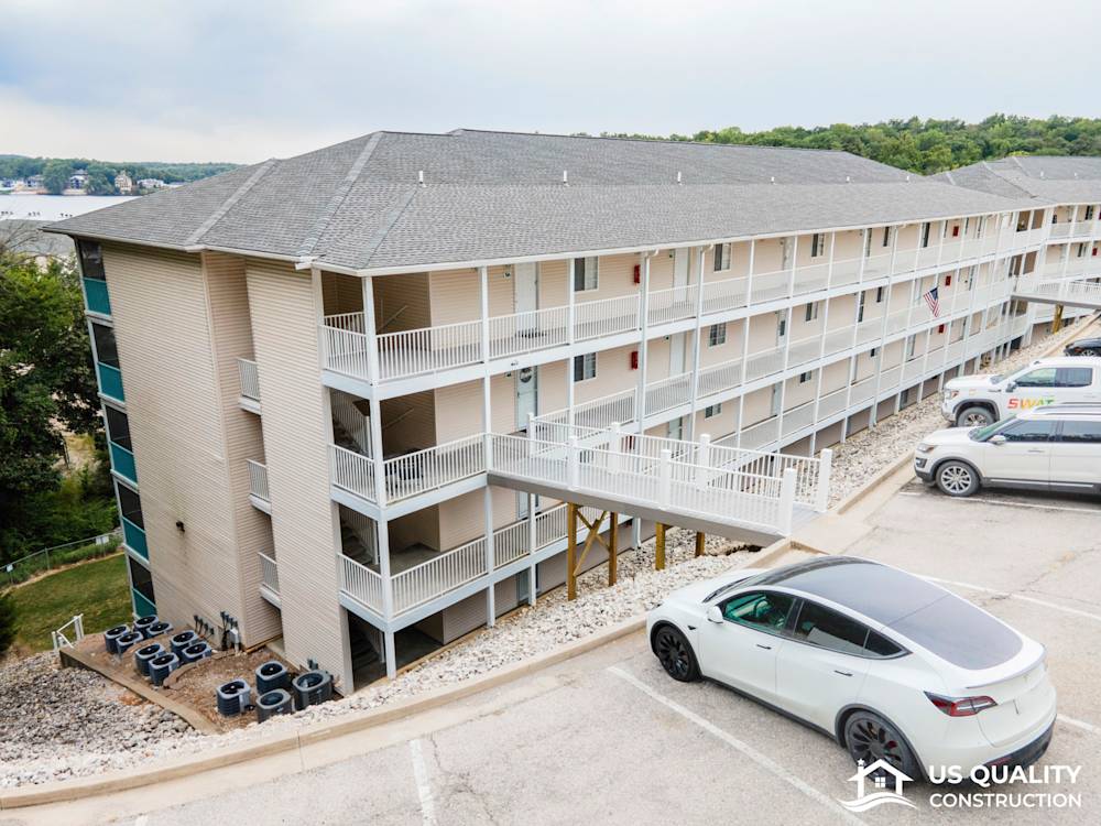 Condominium Renovation: Decking, Railing, and Roof Extension