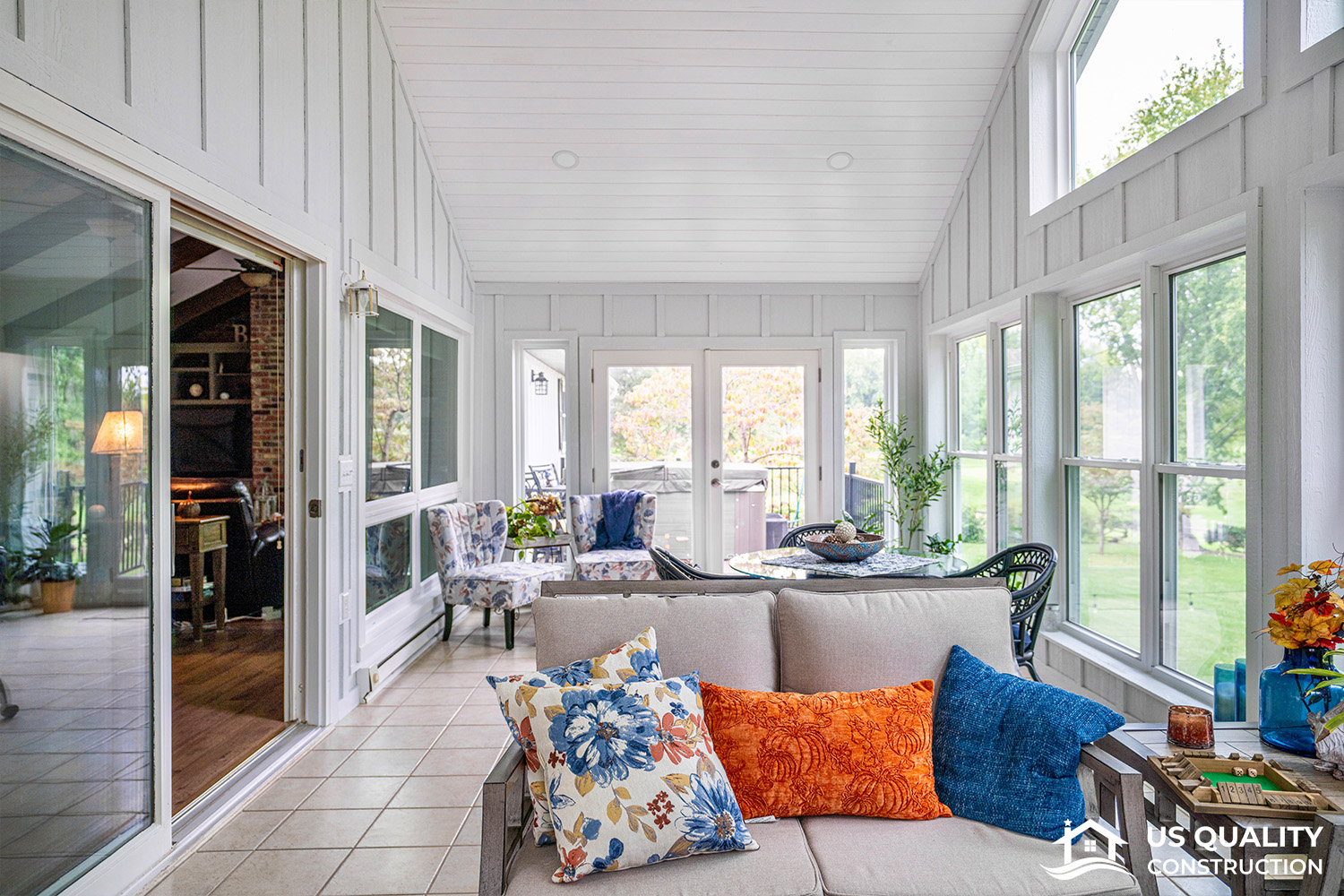 Windows, Patio Doors & deck replacement with Roof Addition