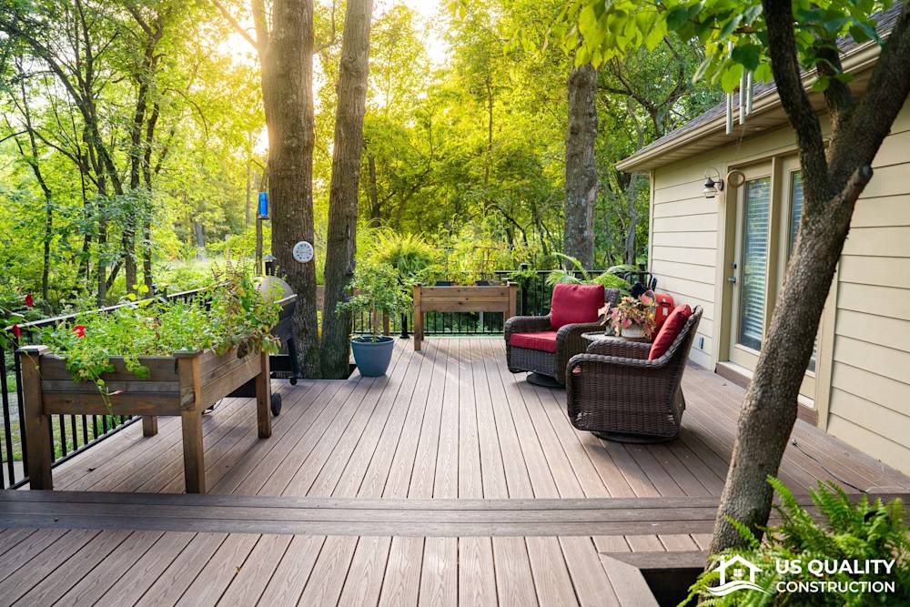 Custom Deck Design with Built-In Pool