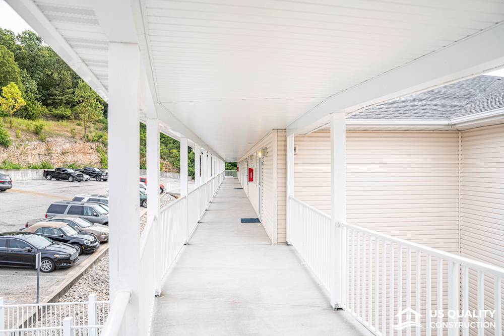 Condominium Renovation: Decking, Railing, and Roof Extension