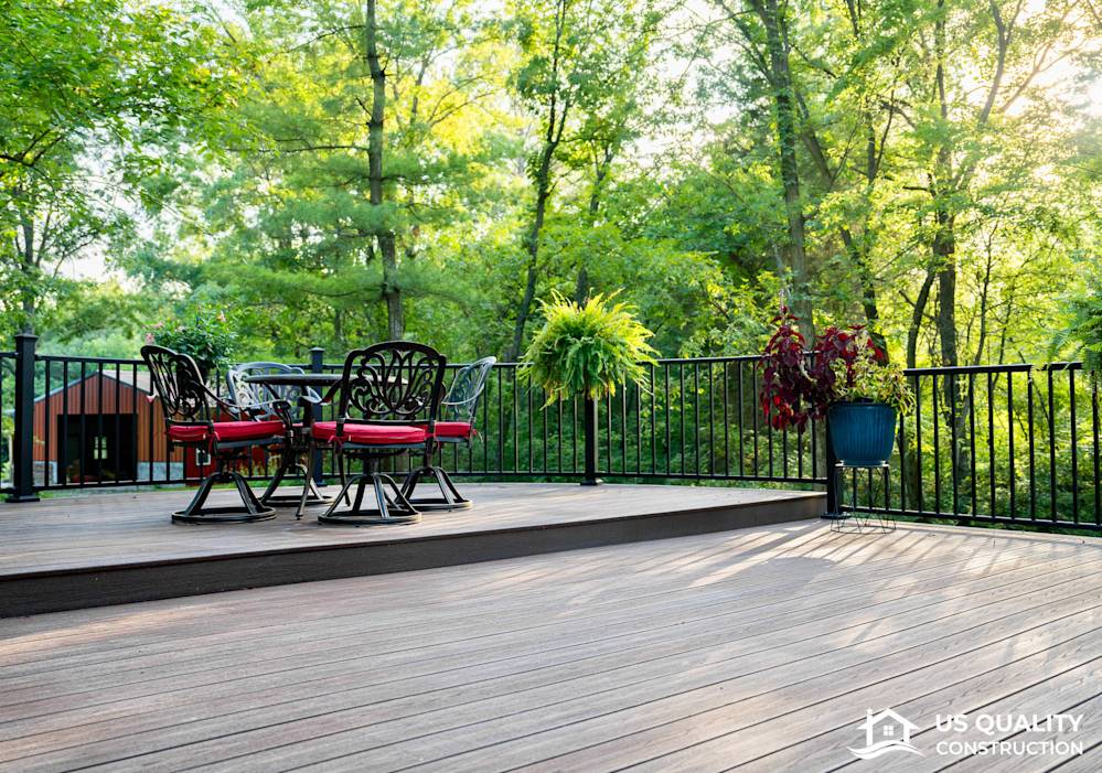 Custom Deck Design with Built-In Pool