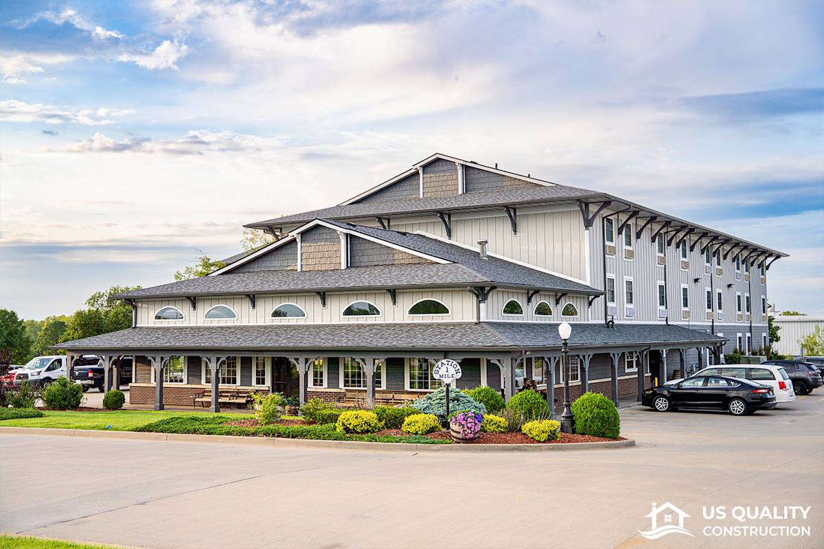 Hotel Siding & Roofing Replacement