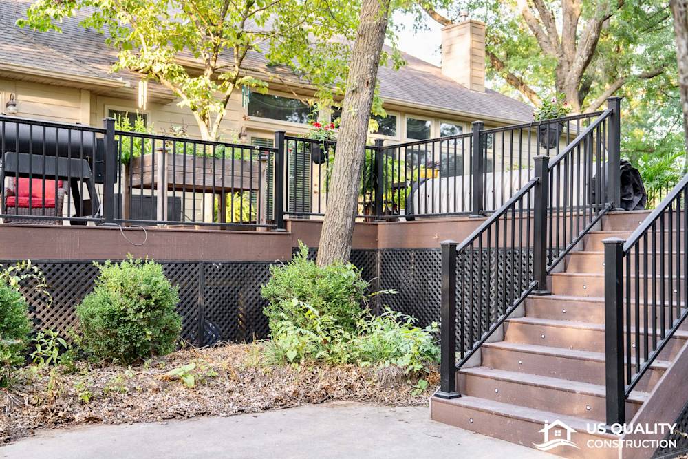 Custom Deck Design with Built-In Pool