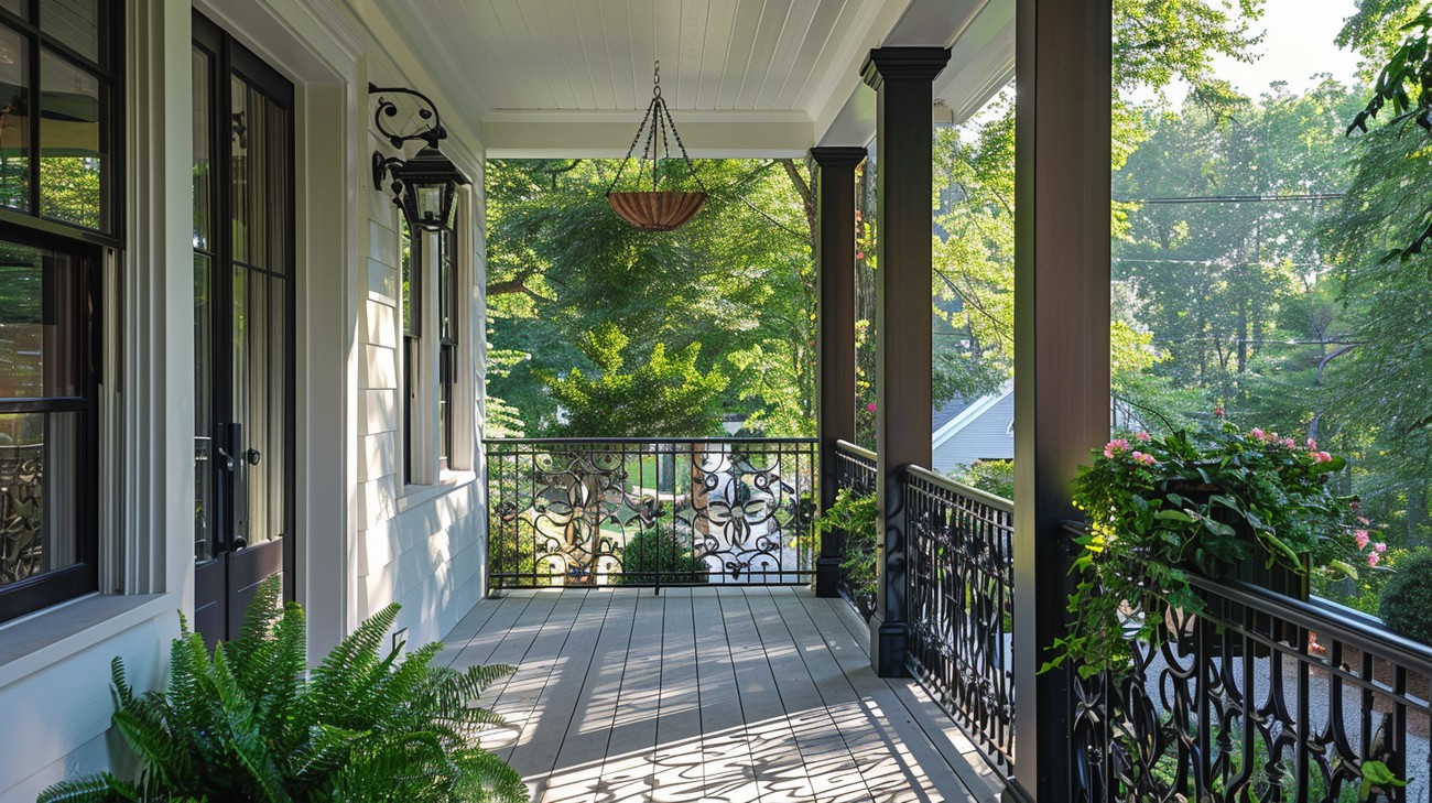 porch railing ideas photo