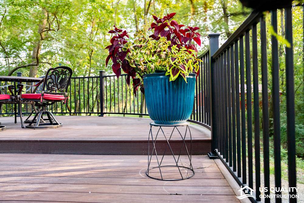 Custom Deck Design with Built-In Pool