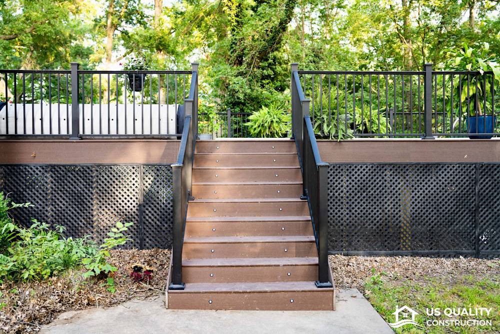 Custom Deck Design with Built-In Pool