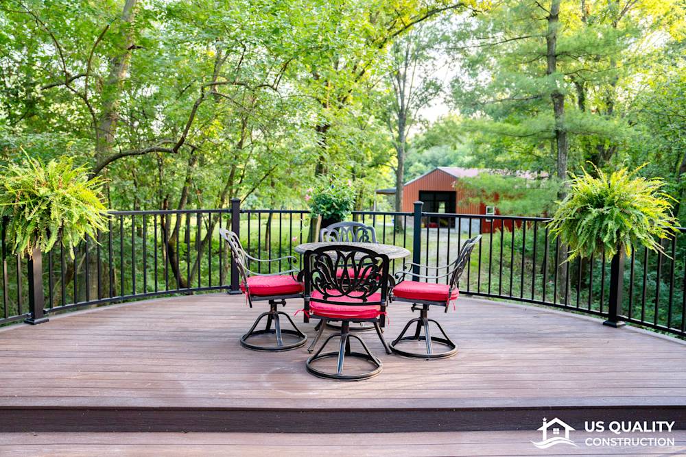 Custom Deck Design with Built-In Pool