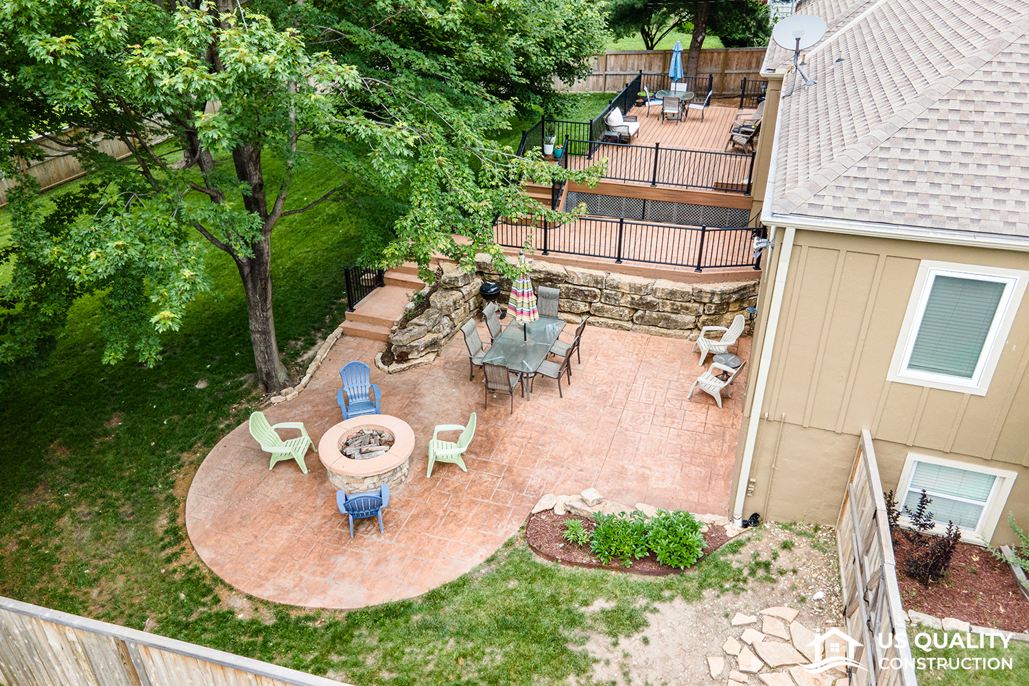 Deck Rebuild and Patio Hardscape Update