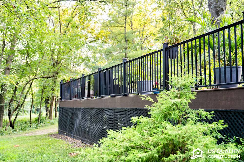 Custom Deck Design with Built-In Pool