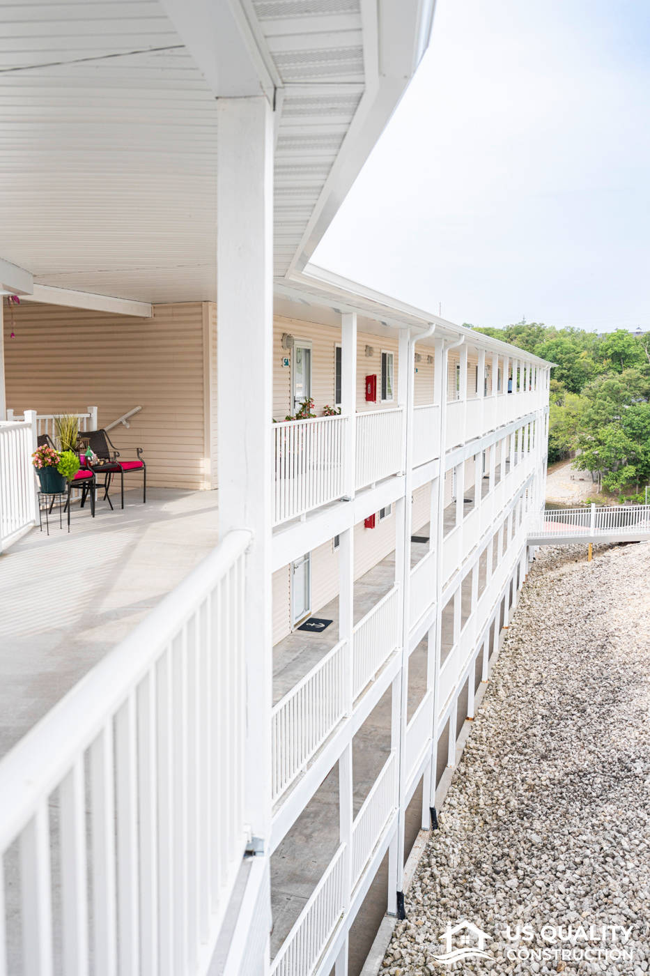 Condominium Renovation: Decking, Railing, and Roof Extension