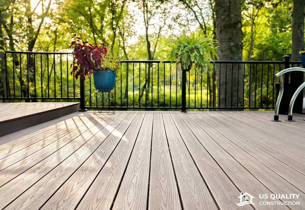 Custom Deck Design with Built-In Pool