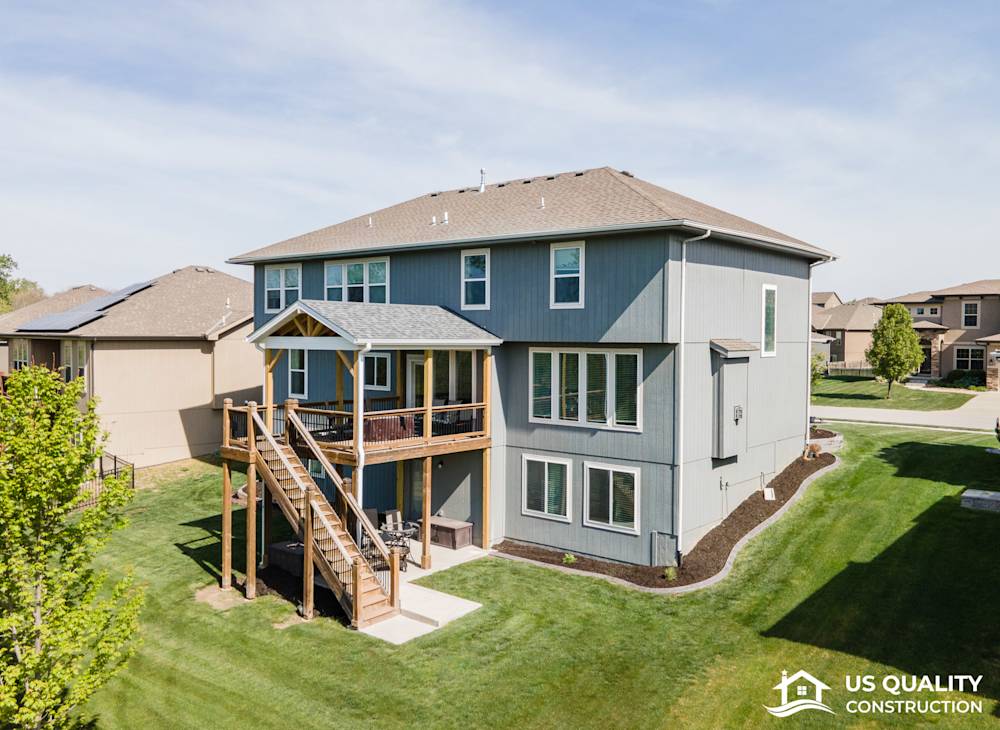 Custom Deck Roof Installation