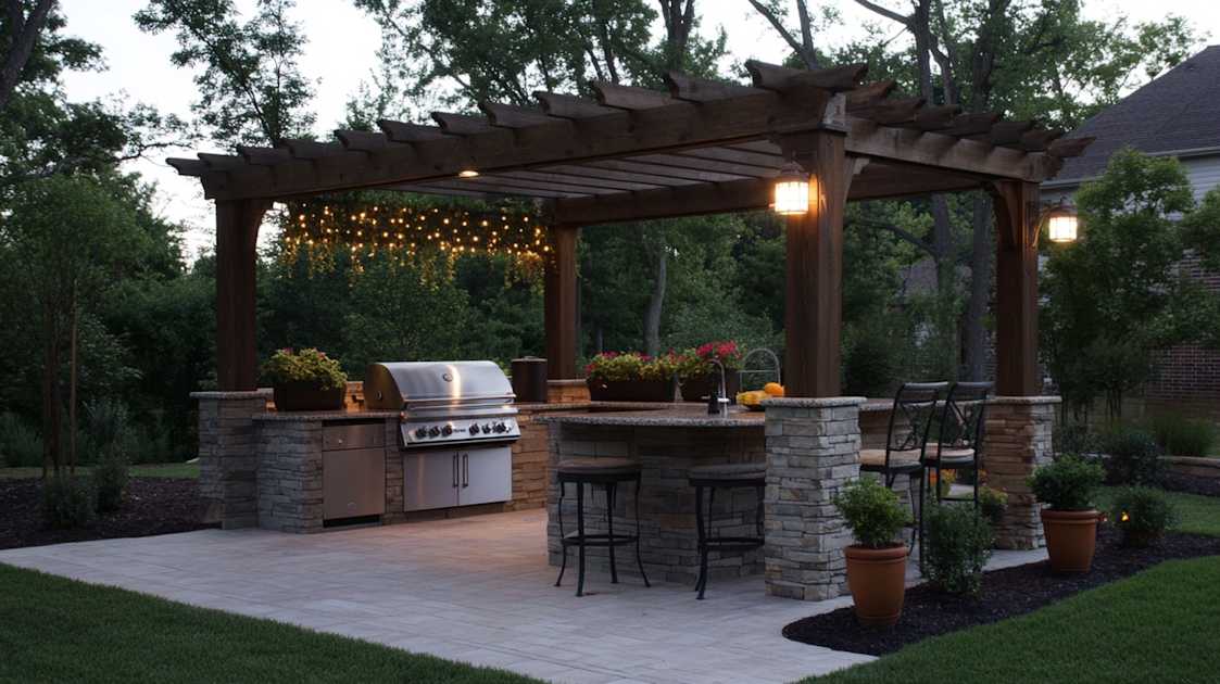 Covered Outdoor Kitchen Ideas for Ultimate Spaces