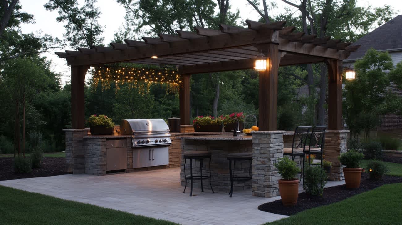 Covered Outdoor Kitchen Ideas for Ultimate Spaces
