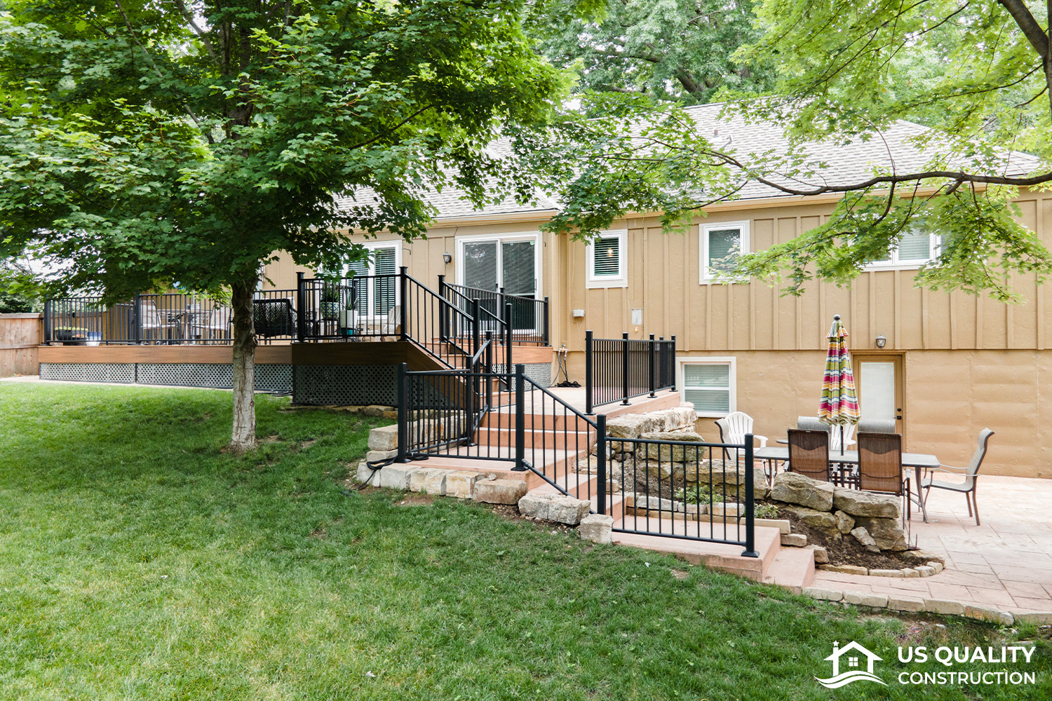 Deck Rebuild and Patio Hardscape Update