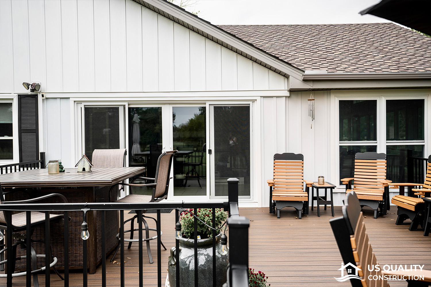 Windows, Patio Doors & deck replacement with Roof Addition