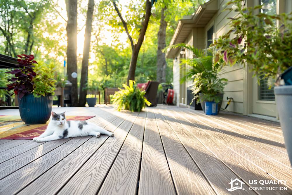 Custom Deck Design with Built-In Pool