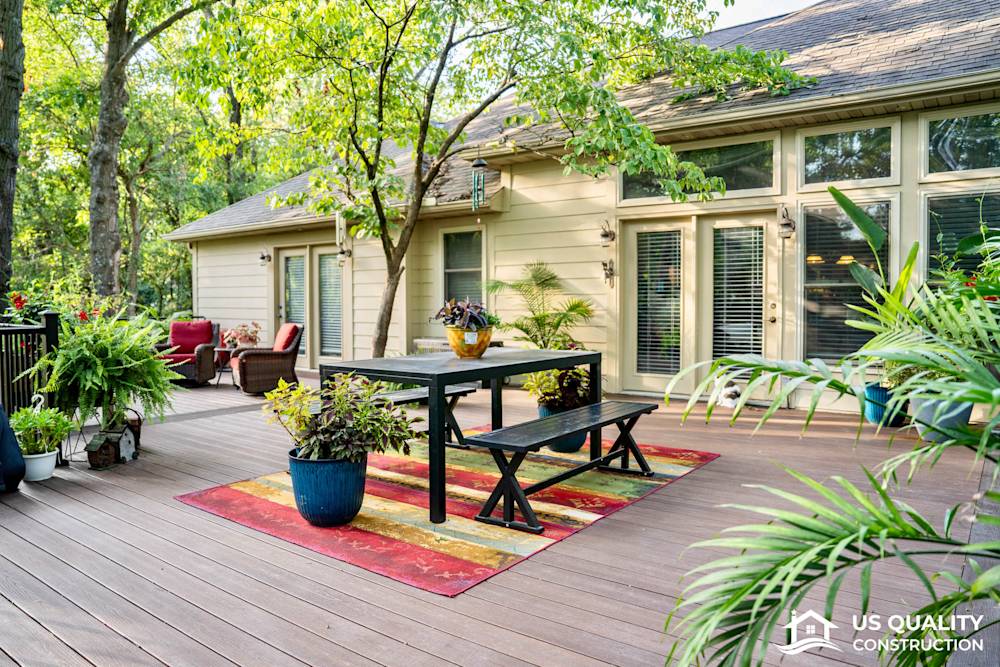 Custom Deck Design with Built-In Pool