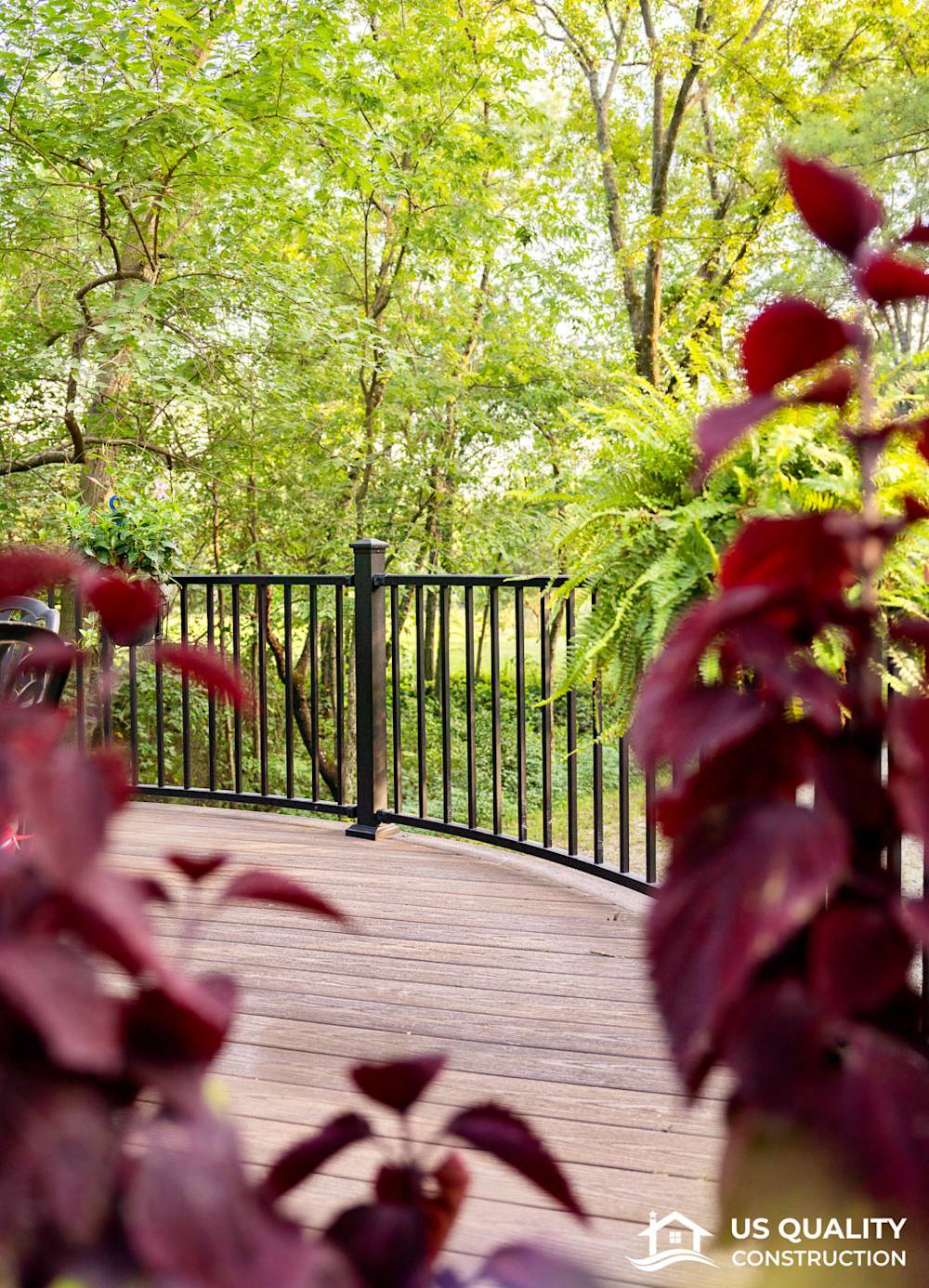 Custom Deck Design with Built-In Pool