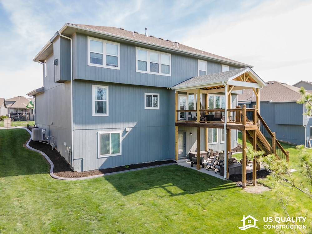 Custom Deck Roof Installation