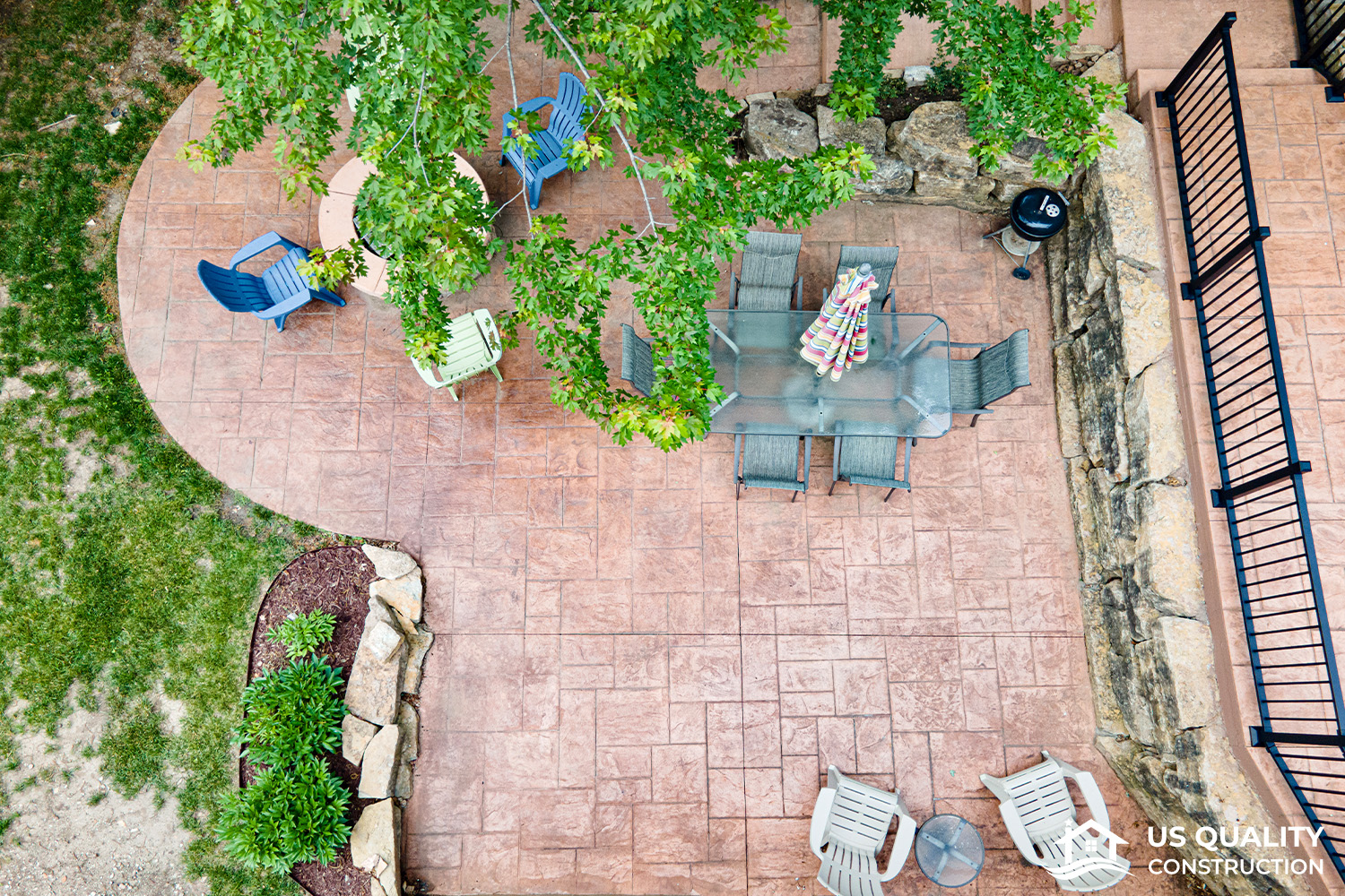 Deck Rebuild and Patio Hardscape Update