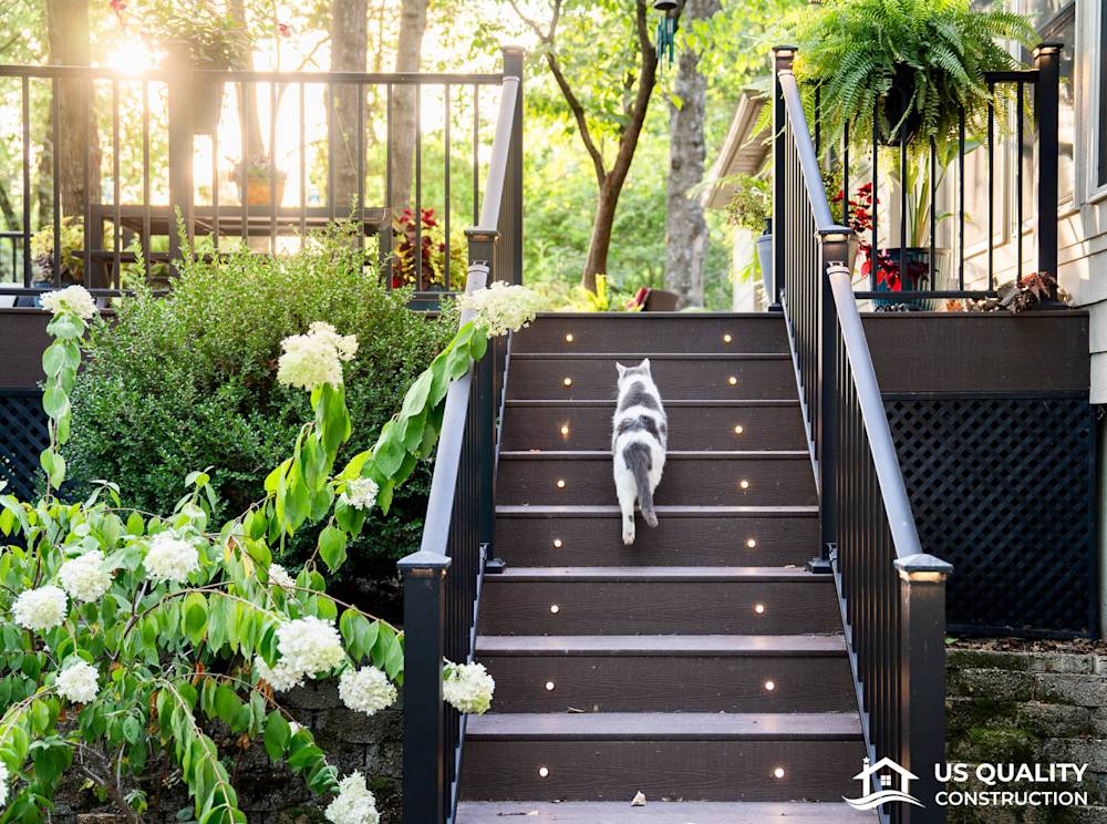 Custom Deck Design with Built-In Pool
