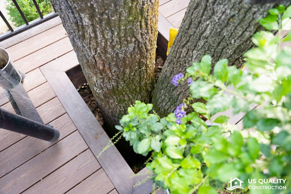 Custom Deck Design with Built-In Pool