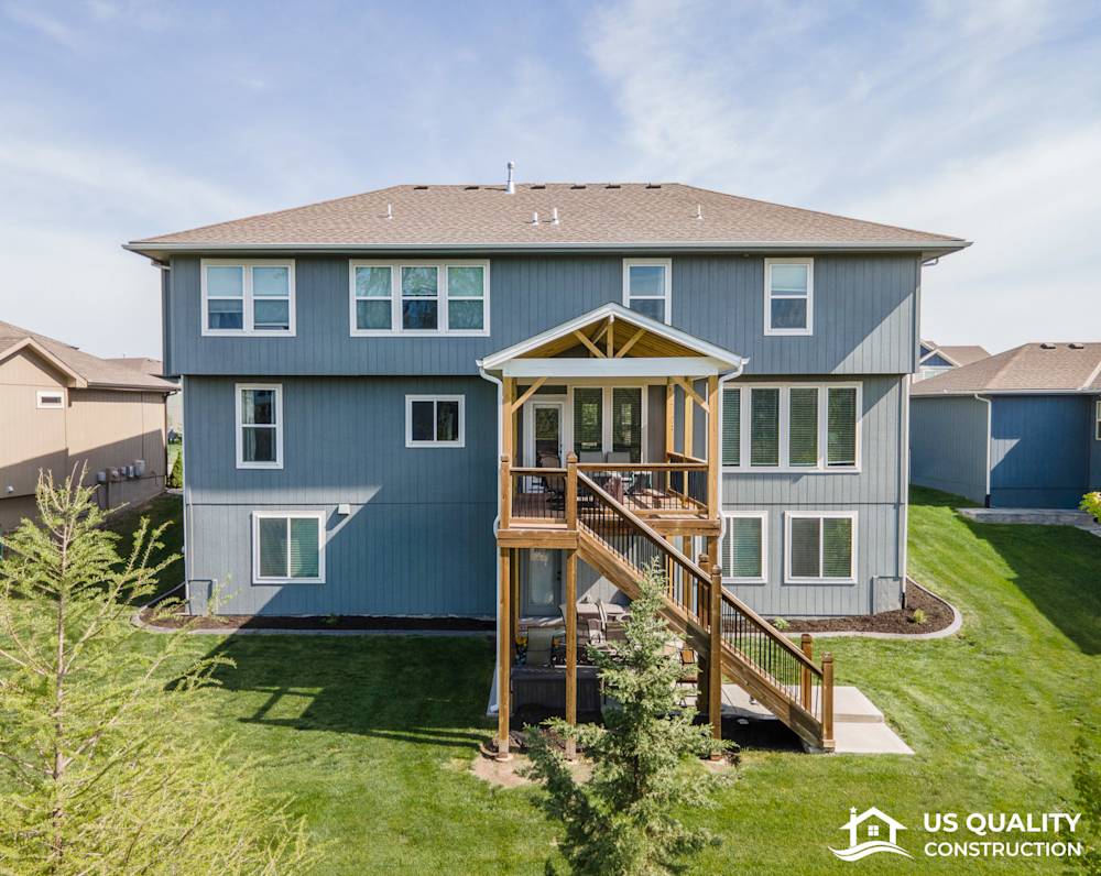 Custom Deck Roof Installation