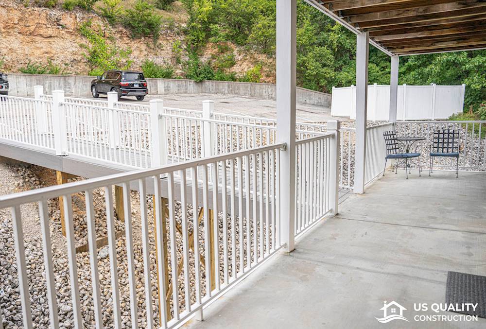 Condominium Renovation: Decking, Railing, and Roof Extension